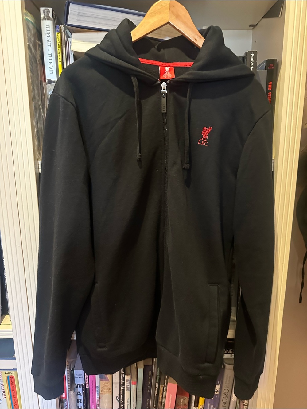Official L.F.C. Liverpool Football Club Zip Through Hoodie Black M NEW - Picture 5 of 11